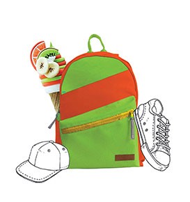 Backpack BFD19B – Orange Green